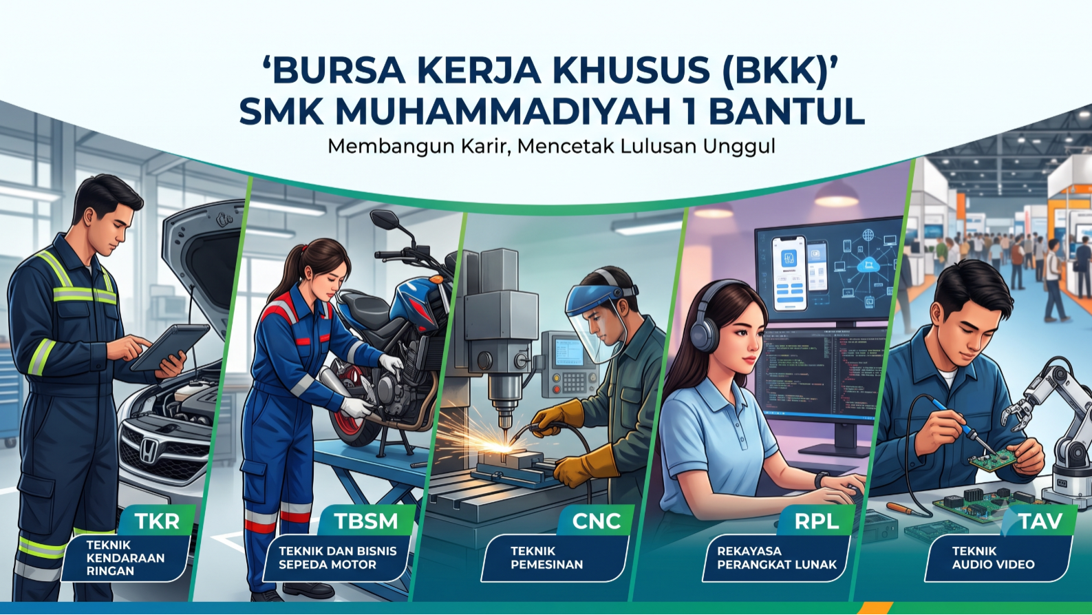 Bangun Karier Cemerlang Bersama Jaringan Penyaluran Kerja Resmi BKK SMK Musaba