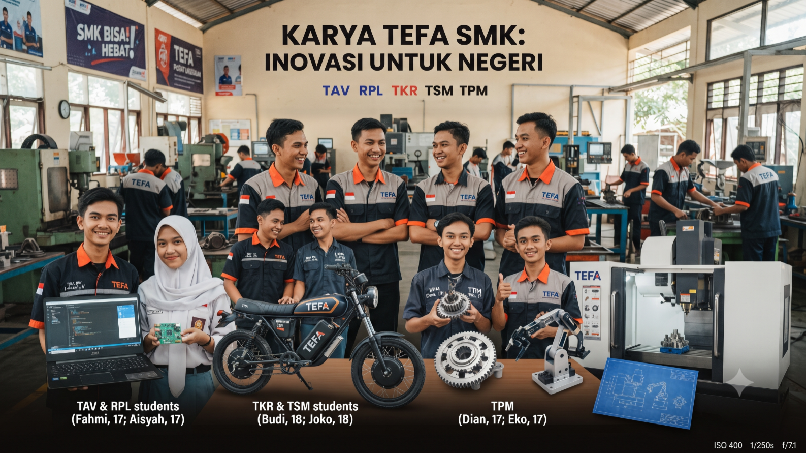 Belajar, Berkarya, dan Berbisnis Nyata Melalui Teaching Factory SMK Musaba